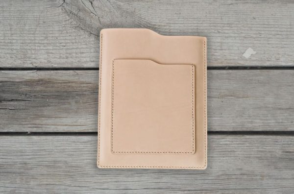 Genuine Leather iPad Case, Leather Handmade Tablet Cover, iPad Bag, Vegetal Beige Color - Handmade item - Leather iPad Case - Leather Tablet Case - iPad Sleeve - Genuine Leather iPad Cover - Vegetal Beige Color